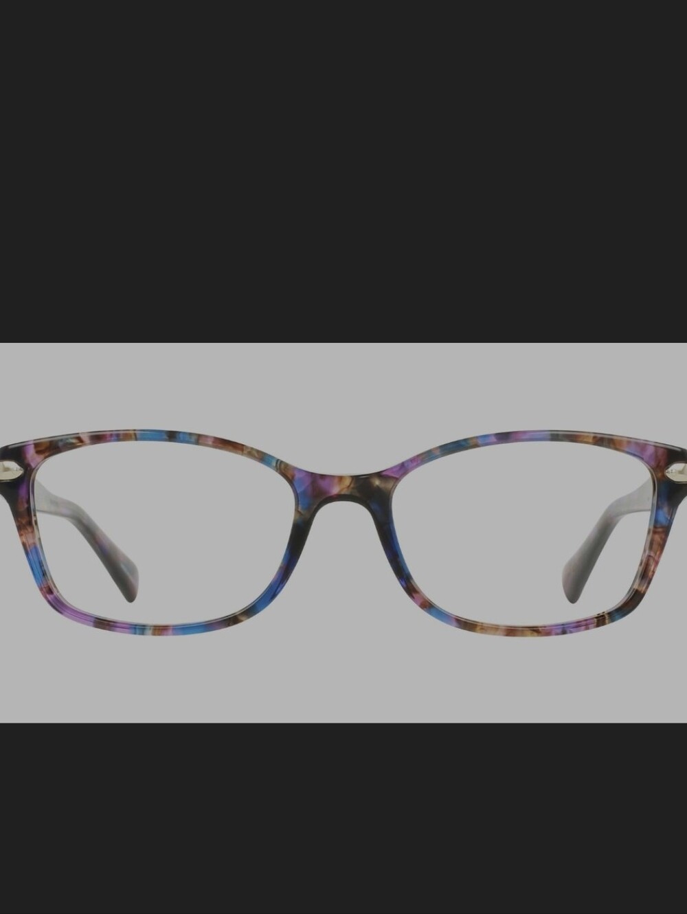 COACH CONFETTI PURPLE Glasses